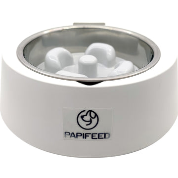 Papifeed Slow Feed Multifunctional Digital Scale Pet Feeder Weighing Bowl